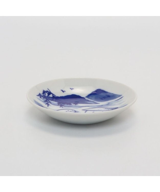 Mother garden しろたん 和食器 旅柄 豆皿 1枚 《俳句柄》 俳句柄