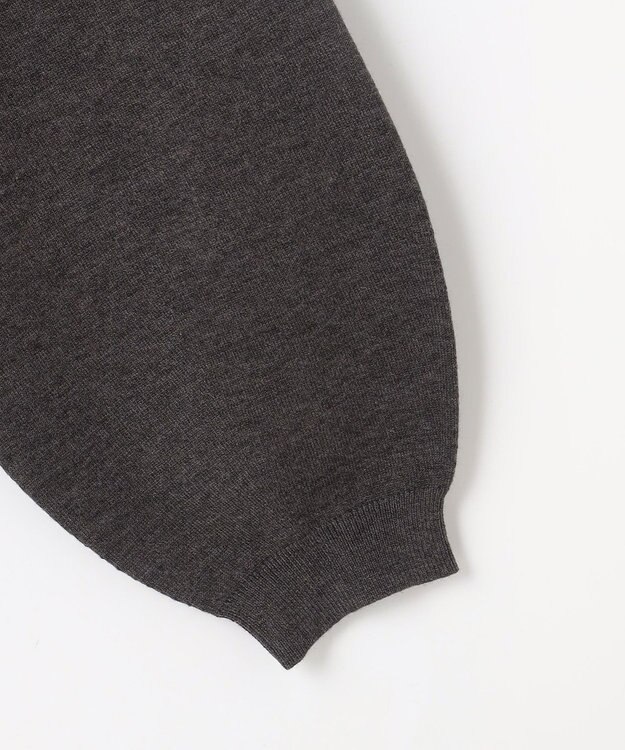 組曲 L 襟付きチュニック プルオーバー グレー系