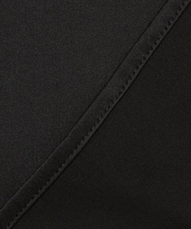 23区 L 【エステータ】シルクサテン シャツ ブラック系