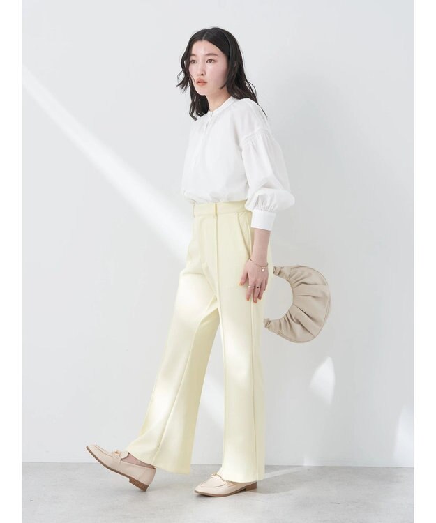 earth music&ecology シャーリングシャツ Off White