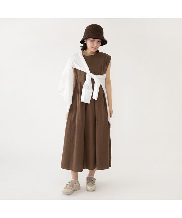 林八百吉商店 un chapeau  バイカラーサーモハット ブラウン