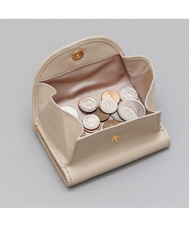 UNBILLION アトランタ ATLANTA / 牛革二つ折り財布 グレージュ