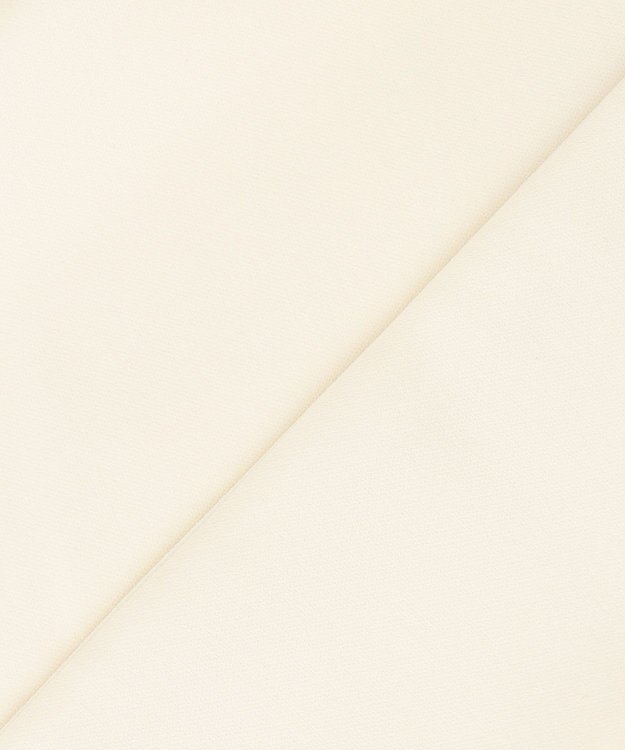 #Newans 【セレモニーにも】＜亀恭子さんコラボ＞下から着られちゃう！シュシュ付き2WAYカフスブラウス アイボリー系