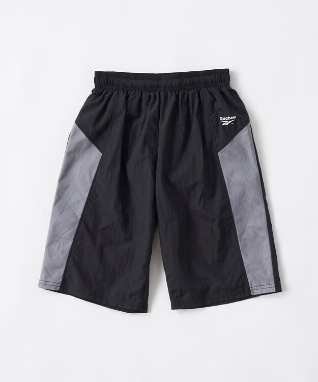 OP／FILA 【Reebok】ロゴテープサーフパンツ ブラック×グレー