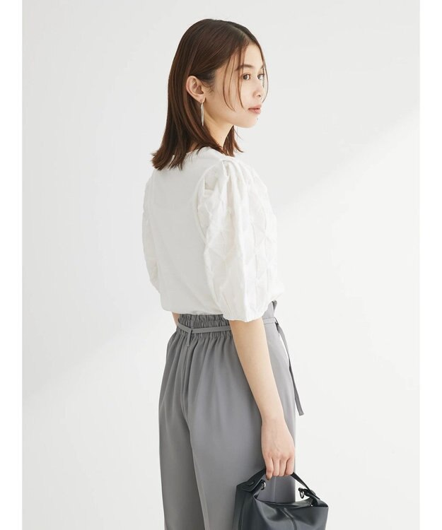 Green Parks ・ＳＵＧＡＲ　ＳＰＯＯＮ　フハクドットスリーブＴＥＥ Off White