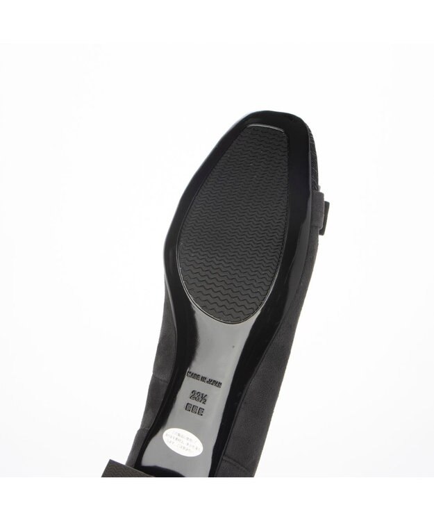 Riz raffinee 【3E】バックルリボンモチーフパンプス ダークグレー