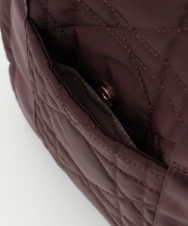 LA BAGAGERIE グリッドキルティングリュック ワイン