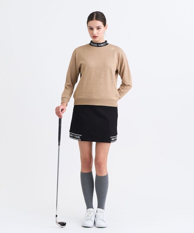 23区GOLF 【WOMEN】ハイソックス 40cm ライトグレー系