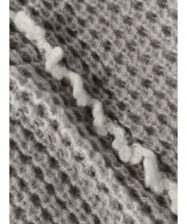 Green Parks ・Ｐｅｔｉｔ　Ｆｌｅｕｒ　ハイショクパイピングニット Gray