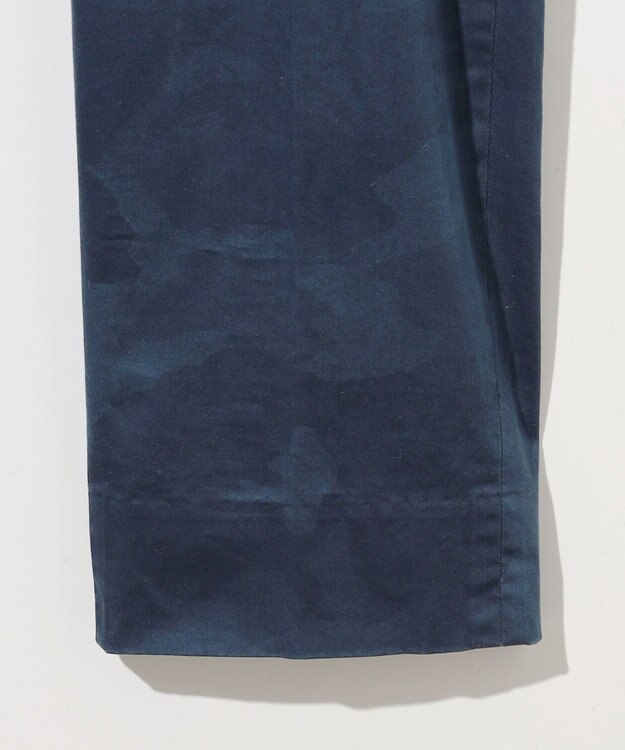 JOSEPH ABBOUD 【イタリア素材/製品染め/ウエストも伸びる!】迷彩ガーメンドダイ パンツ ダルブルー系7