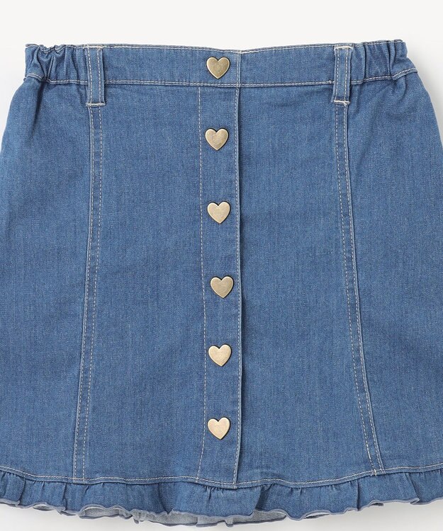 ANY KIDS デニム ミニ スカート インディゴ