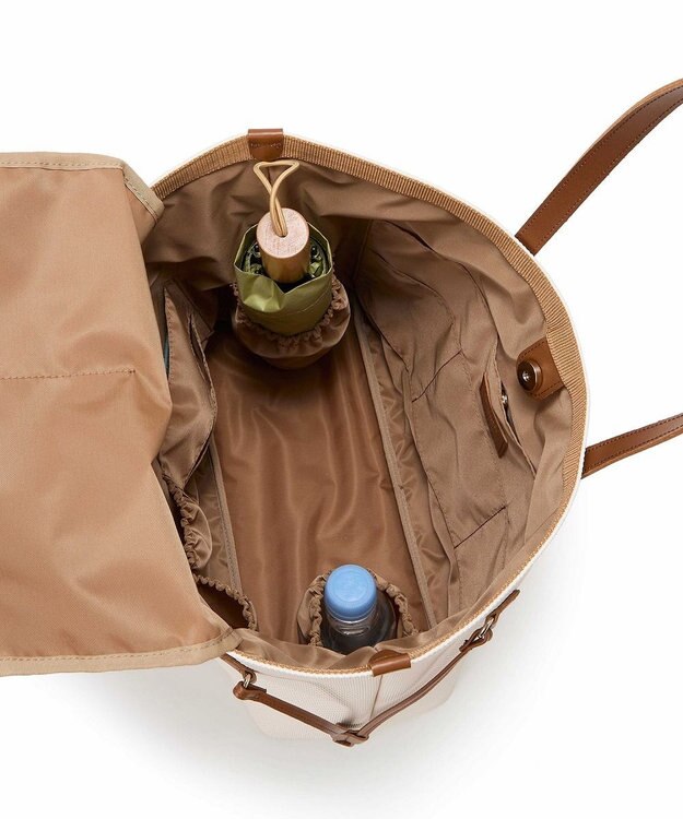 TOPKAPI 【Breath TOPKAPI】2way A4 ロングハンドル トート バッグ クリーム