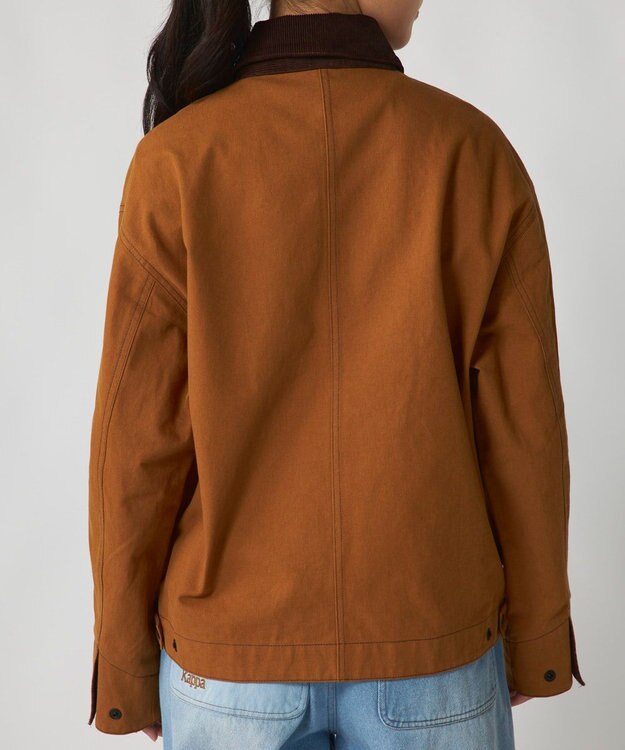 OP／FILA 【Kappa】コーチジャケット ユニセックス ダークベージュ