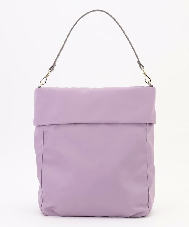 LA BAGAGERIE ダブルフロントポケット2WAYビッグショルダー ライトパープル