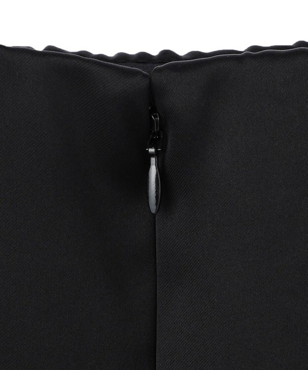 BEIGE， CASSITER / リネンブレンド サテンスカート Black