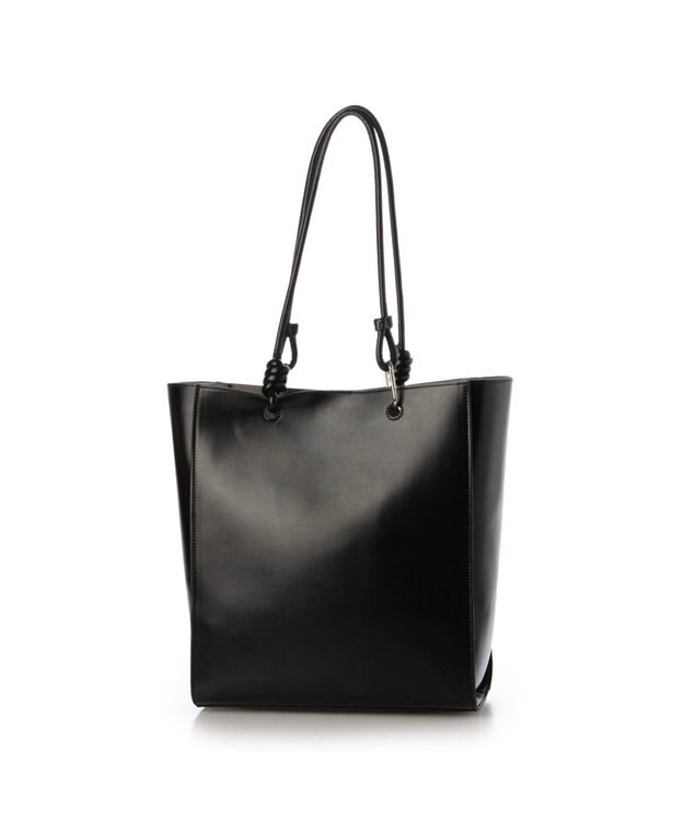 UNBILLION カシュカシュ cachecache / アシンメトリーハンドルトートバッグ ブラック