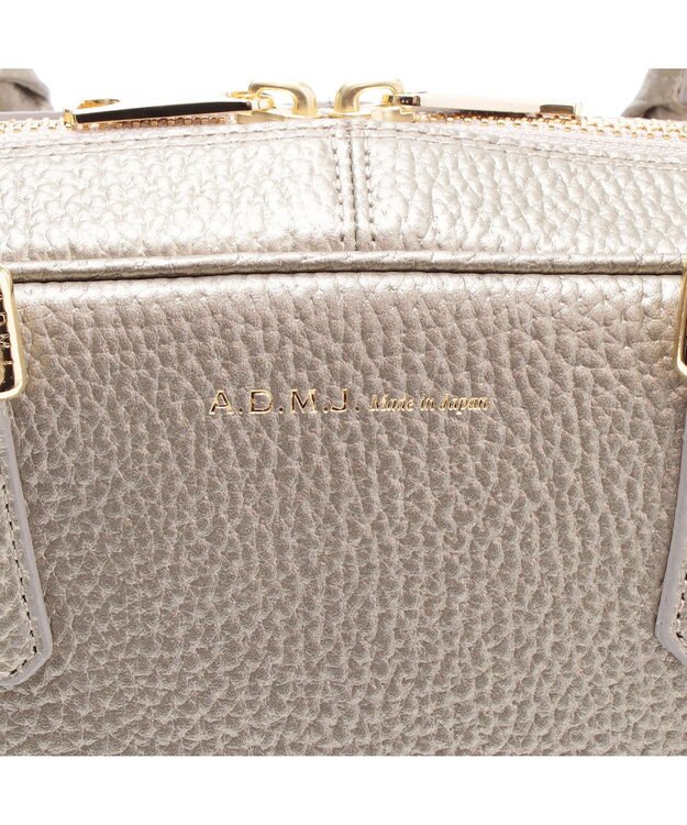 A.D.M.J. 【牛革】ボストンバッグ28ｃｍ CHAMPAGNE