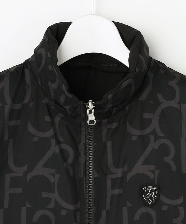 23区GOLF 【WOMEN】中綿リバーシブルベスト ブラック系5