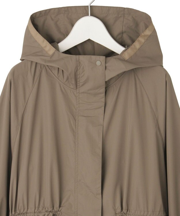 MOONBAT 【撥水】LIGNAGGIO ウエストギャザーフードコート モカブラウン