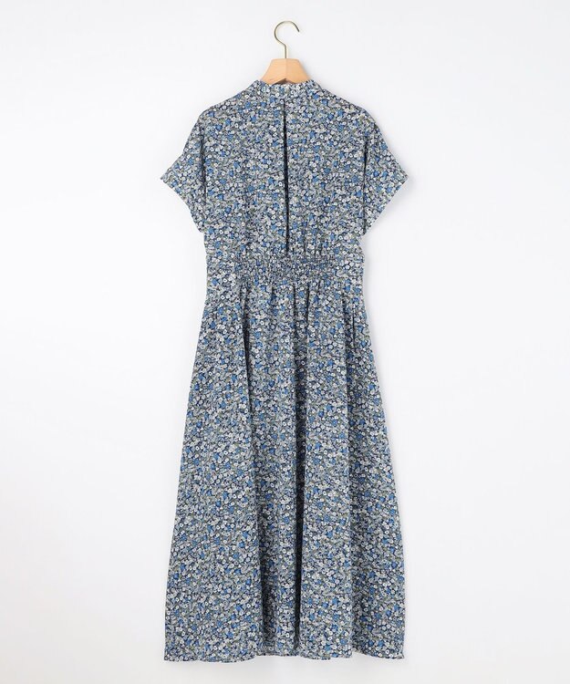 組曲 【先行予約】フラワーガーデンプリント ワンピース ブルー系5