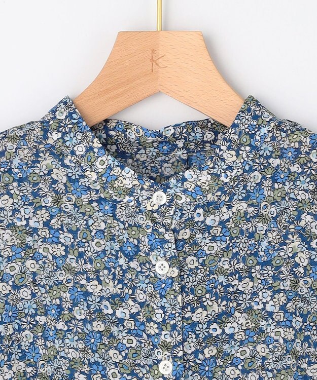 組曲 【先行予約】フラワーガーデンプリント ワンピース ブルー系5