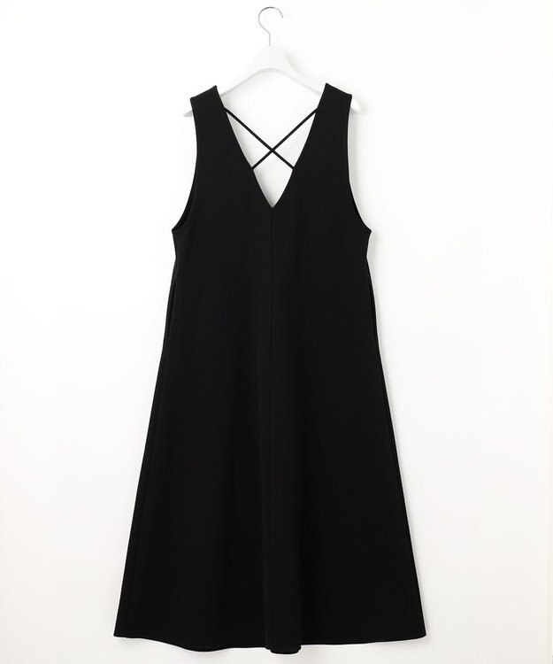 23区 【WEB限定】ロマネポンチジャージー ジャンパースカート ブラック系