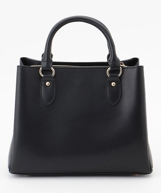 LA BAGAGERIE 【MONICA】スクエア2WAYハンドバッグ ブラック