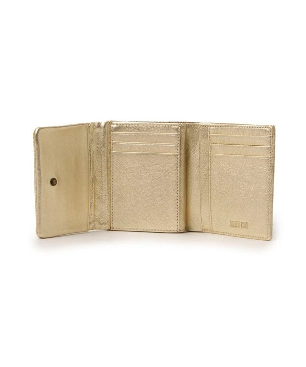 ANNA SUI ドリーミー 口金二つ折り財布 ゴールド