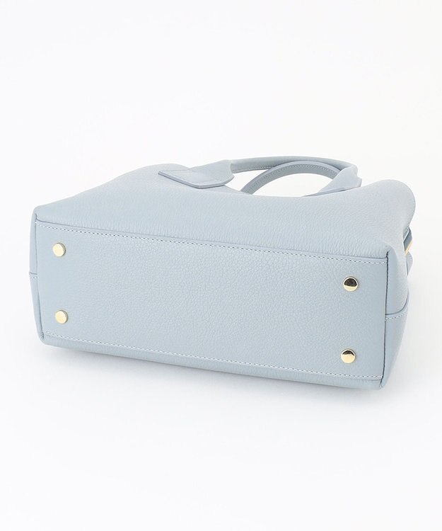 自由区 【MILOS】センターファスナートートバッグ サックスブルー系