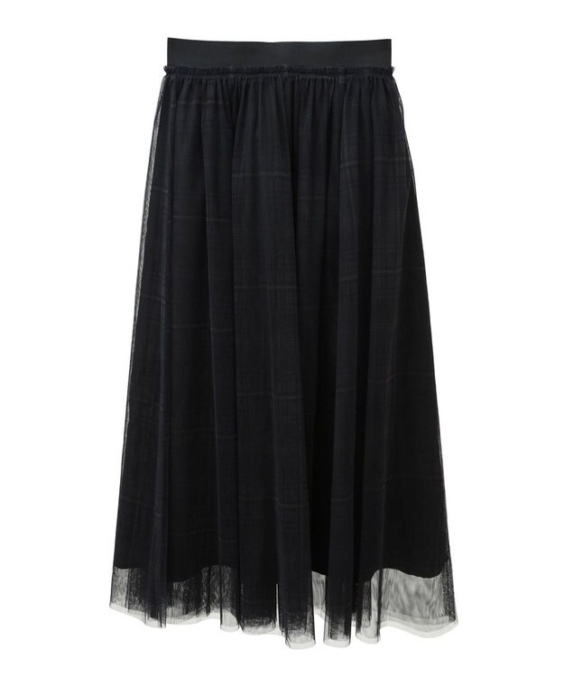 AMERICAN HOLIC チュールギャザースカート Leopard