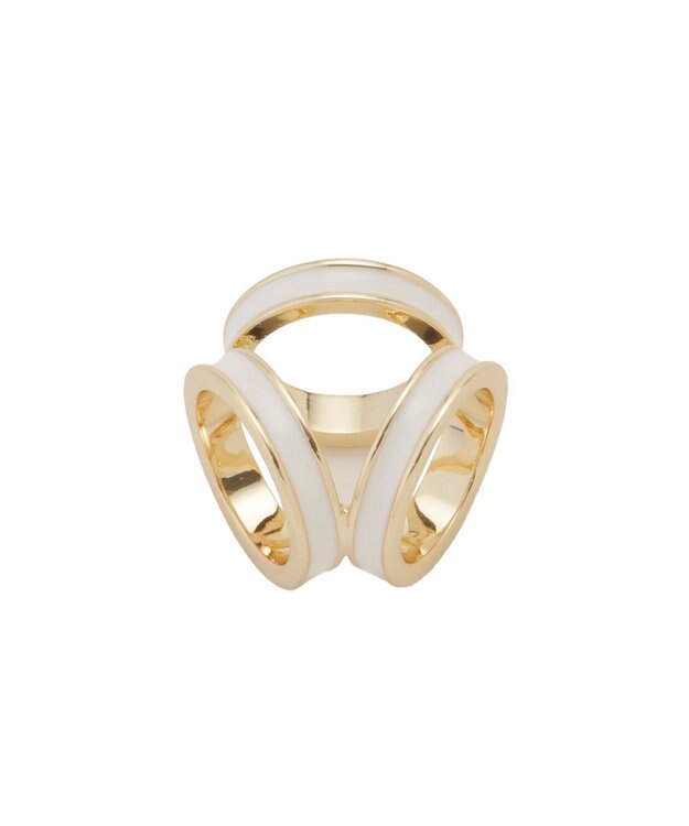 MOONBAT 【2WAY】3ringスカーフリング ホワイト