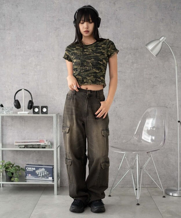 WEGO ロゴシャーリングちびT 柄1