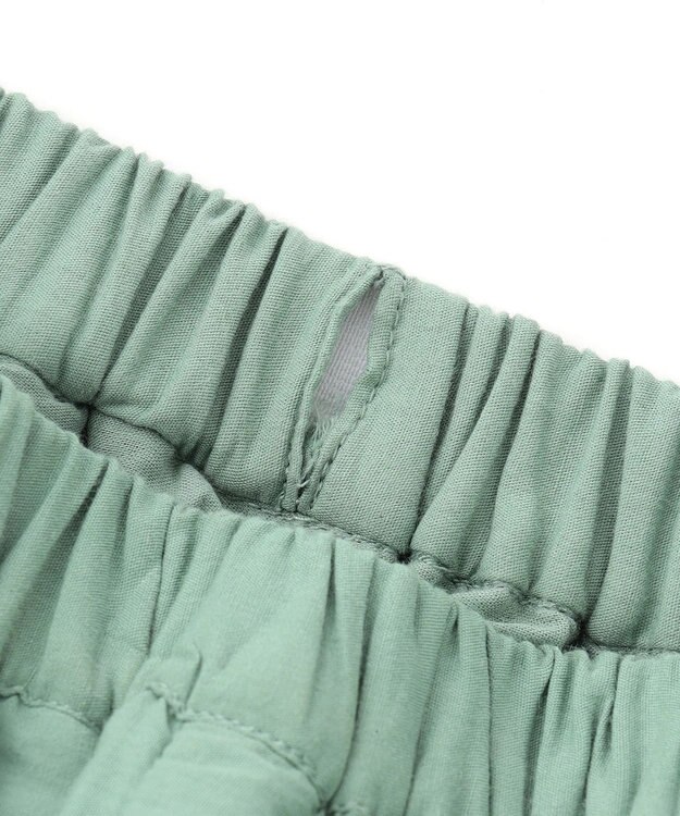 ANY KIDS 裾 刺繍 スカート グリーン