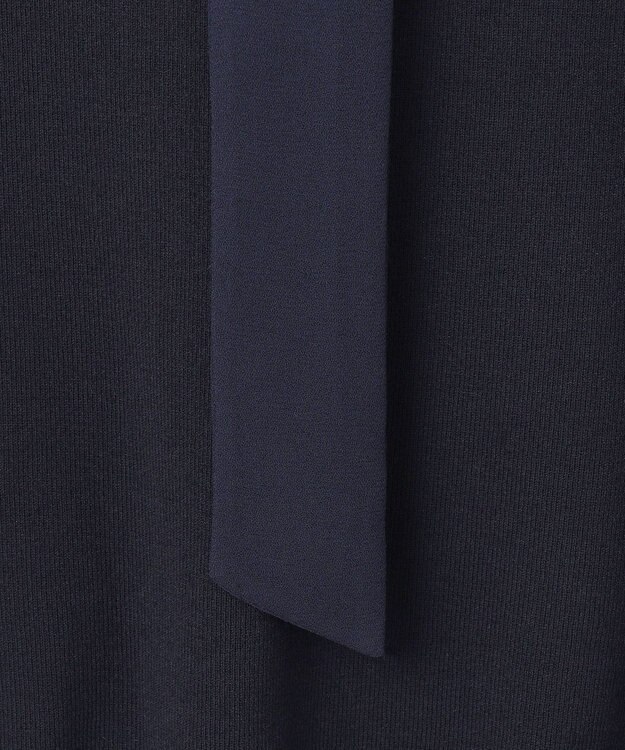 BEIGE， 【洗える・Precious3月号掲載】PROTEA / 異素材バックタイディティールニット Navy