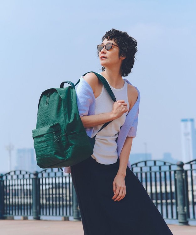 NIZYU KANO 【竹下玲奈コラボ】My Backpack Lサイズ グリーン
