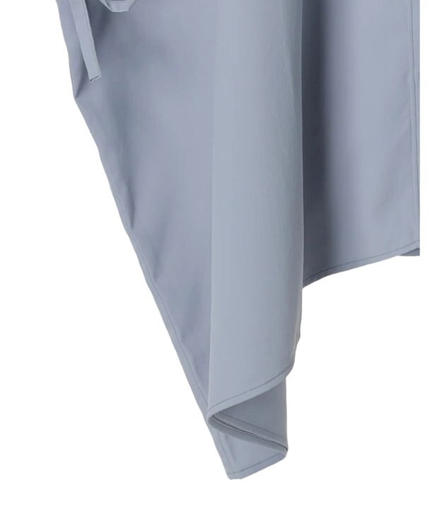 earth music&ecology アシメギャザーシャツ Sax