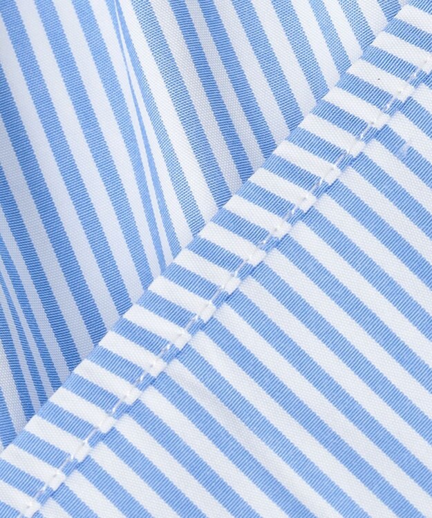 組曲 KIDS 【150-160cm】ビーチコーミングストライプ Tシャツ シーブルー系1