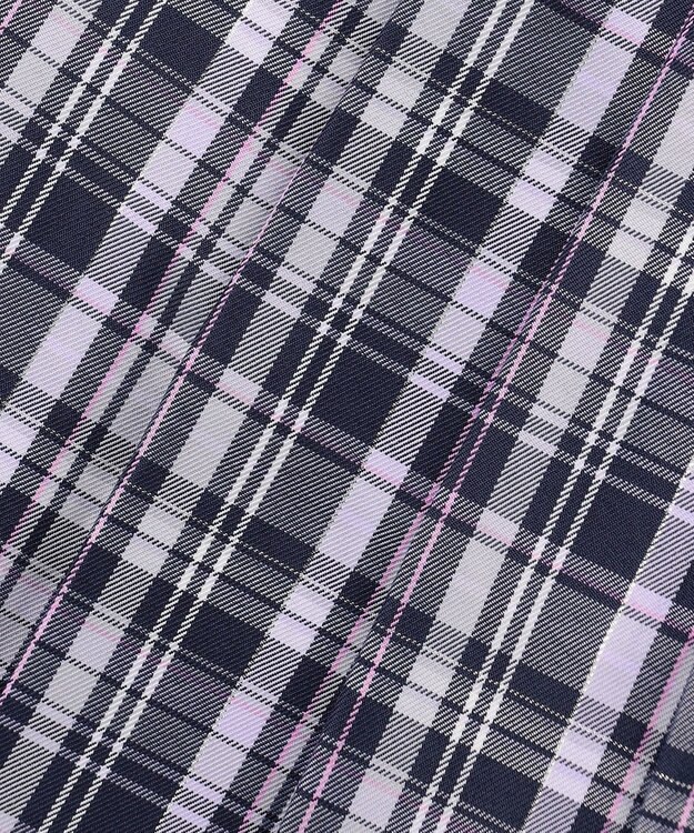 ANY KIDS チェックプリーツスカパン ネイビー