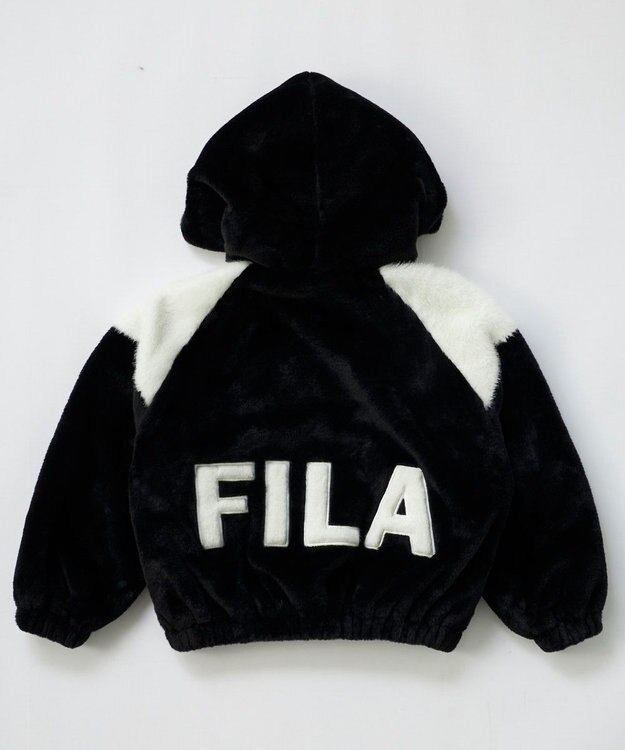 OP／FILA 【FILA】ボアジャケット/キッズ ブラック