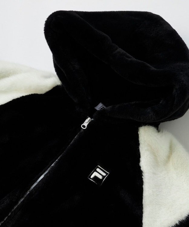 OP／FILA 【FILA】ボアジャケット/キッズ ブラック