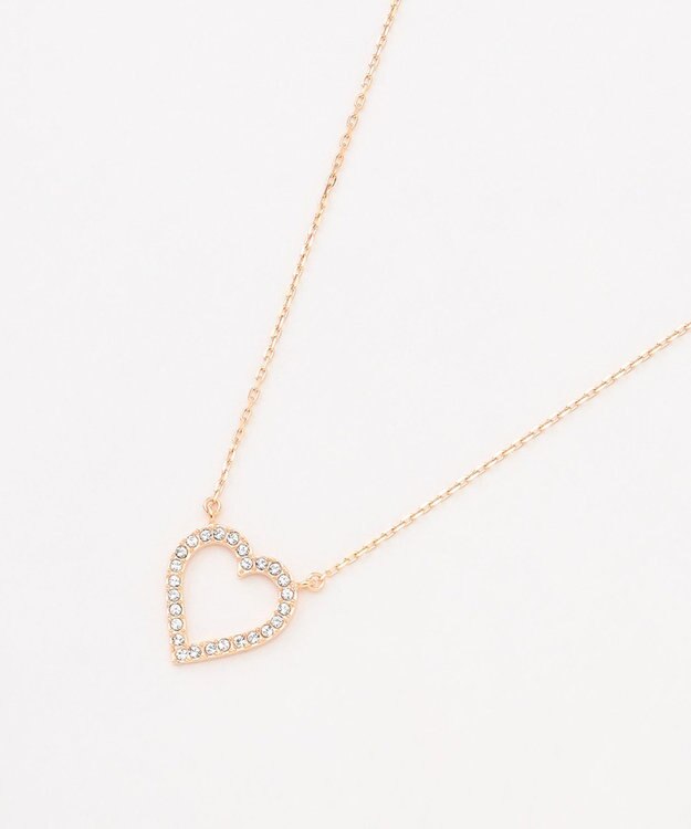 TOCCA WISH IN HEART NECKLACE ネックレス ローズ系