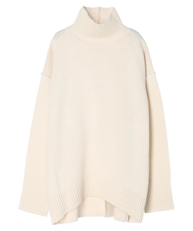 Green Parks ・Ｐｅｔｉｔ　Ｆｌｅｕｒ　タートルバックスリットニット Off White