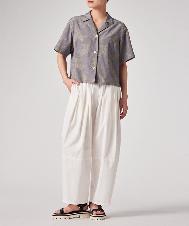 Paul Smith La Peche カットジャカード シャツ ライラック