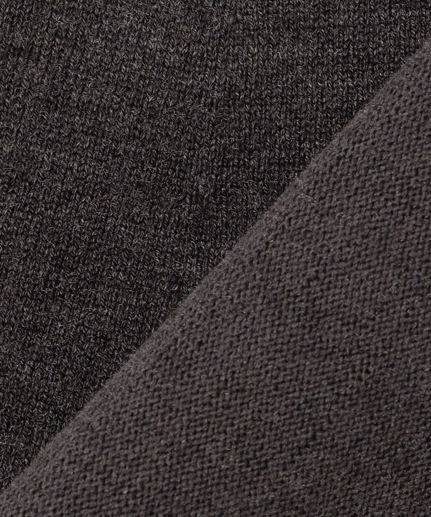 組曲 L 襟付きチュニック プルオーバー グレー系