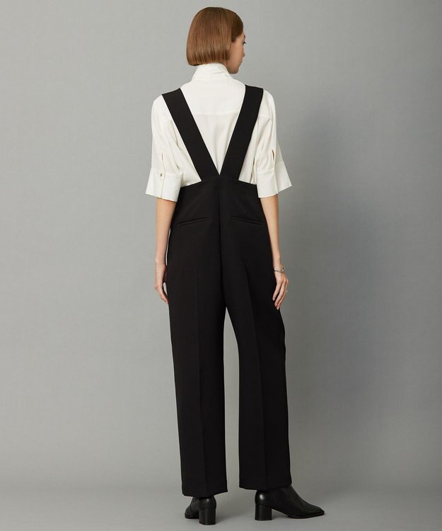 ICB 【防シワ・洗える】 トリプルクロスツイル オールインワン ブラック系