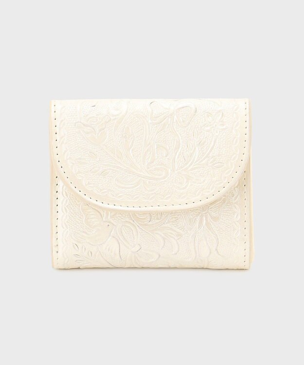 GRACE CONTINENTAL V_Stand wallet パールホワイト