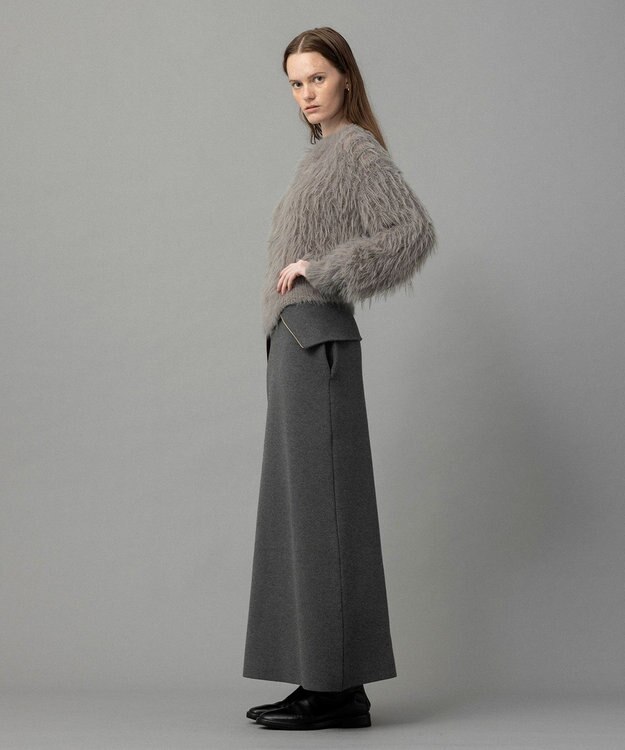 NAVE 【ReNAVE・洗える】スムースニット マルチWAYワンピース グレー系