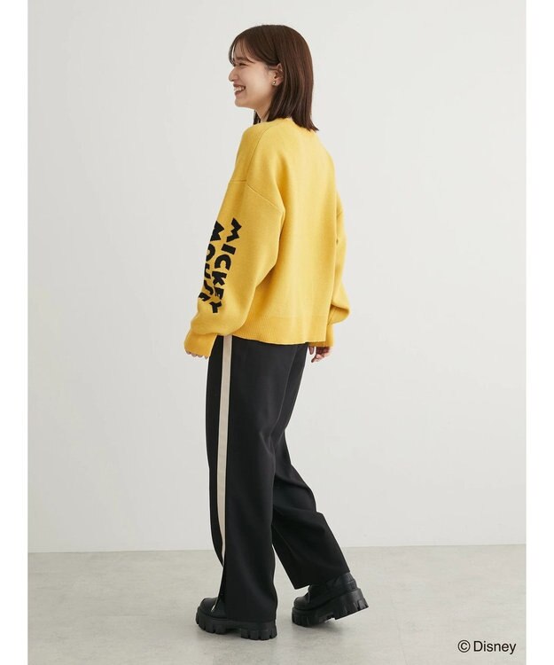 Green Parks Ｄｉｓｎｅｙ／ジャガードニットプルオーバー Yellow