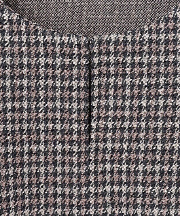 J.PRESS LADIES L ガンクラブチェック ペプラム カットソー ブラウン系3