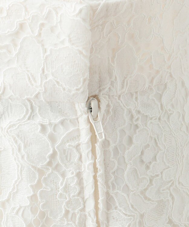 23区 S 【R(アール)】フラワーコードレース スカート オフホワイト系